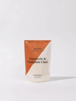 Notes Sustainable Candle System, Candle Refill Kit, Tumeric & Pumpkin Chai