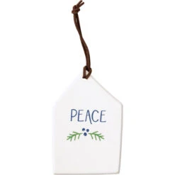 "Joy", "Believe" And "Peace" Christmas Ornament, 3 Style Options -Winter Gifts Market 111040 40
