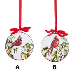 Glass & Metal Hanging Star Ornament, 2 Size Options (Pick Up Only) -Winter Gifts Market 111111111111111111111111