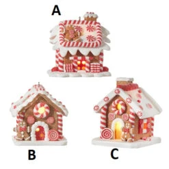 Lighted Gingerbread House Ornament, 3 Style Options -Winter Gifts Market 1111111111111111111111111111111 7b40e193 4c67 439d b2dc ef11ed447daa