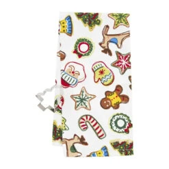 "Cookies" Christmas Kitchen Towel & Cookie Cutter 2-Piece Set By Mud Pie