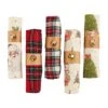 Jingle Bell Kraft Wrapped Christmas Kitchen Towel, 5 Style Options By Mud Pie
