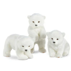 Polar Bear Cub Christmas Ornament, 3 Style Options