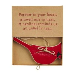 Cardinal Christmas Holiday Ornament By Mud Pie -Winter Gifts Market 46700243