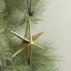 Glass & Metal Hanging Star Ornament, 2 Size Options (Pick Up Only)