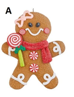 Gingerbread Man Ornament, 3 Style Options -Winter Gifts Market A d5e4b711 0743 4f57 9d81 c026bb68f643