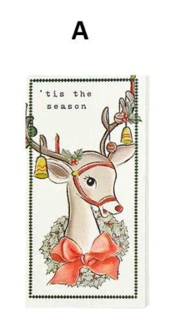 Christmas Paper Guest Towel Pack Set, 4 Style Options By Mud Pie -Winter Gifts Market A ddb012c5 8f8b 469c bef9 852cfd44ef99