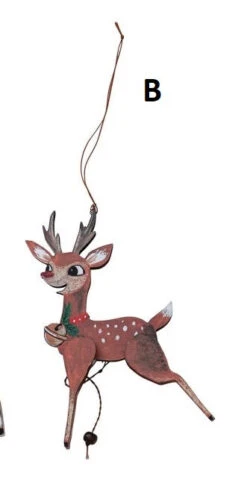 Reindeer Pull Ornament, 2 Style Options -Winter Gifts Market B 0e7ff0a6 67ac 446c ba4d cc565a461387