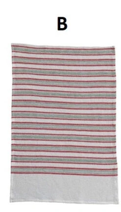 Christmas Kitchen Tea Towel With Stripes/Grid Pattern Style Options, 3 Style Options -Winter Gifts Market B afdd2e3d 31f4 437e 83c7 033e18c4d439