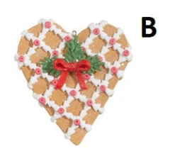Christmas Holiday Gingerbread Ornament, 4 Style Options -Winter Gifts Market B c0b84d4b a3b0 43bc 9827 c25041b56720
