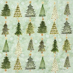 Christmas Tree Paper Cocktail Napkin Pack