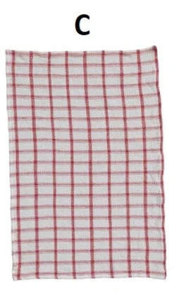 Christmas Kitchen Tea Towel With Stripes/Grid Pattern Style Options, 3 Style Options -Winter Gifts Market C 9d7820e3 abdb 435b b179 611c51ffb16a