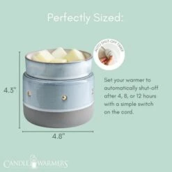 Glazed Concrete 2-In-1 Deluxe Fragrance Wax Melt Warmer By Candle Warmers Etc -Winter Gifts Market DWDCNC size 40603.1641842619.1280.1280 536x536 1
