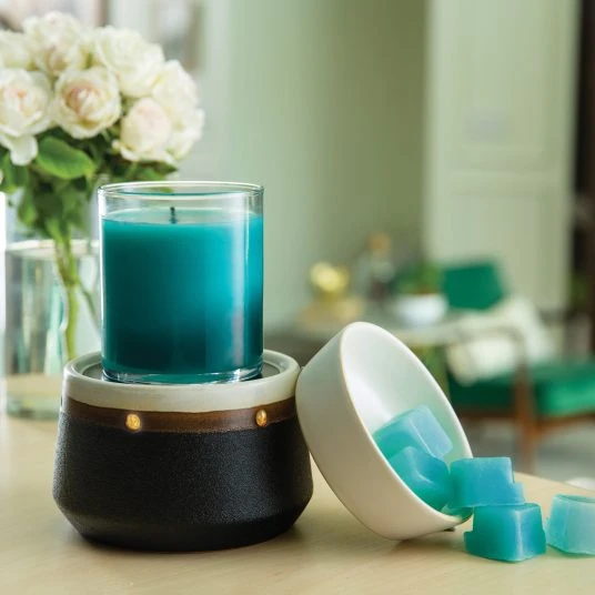 Ironstone 2-In-1 Deluxe Fragrance Wax Melt Warmer By Candle Warmers Etc 1 Ironstone 2-In-1 Deluxe Fragrance Wax Melt Warmer By Candle Warmers Etc