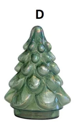 Embossed Mercury Glass Tree, Iridescent, 4 Style Options -Winter Gifts Market D cc345662 4a6c 4d6a 9846 f6e2292ba530