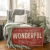 "It's The Most Wonderful Time Of The Year" Metal Sign, 28" (Pick Up Only)