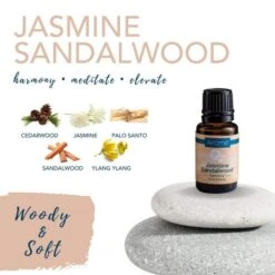 Jasmine Sandalwood Essential Oil Blend 15 Ml By Airome'