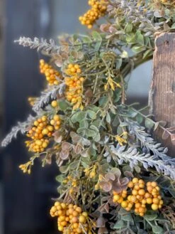 Darby Berry Candle Ring, Mustard, 12" -Winter Gifts Market FG5599 2750ebf0 1766 4600 9607 ff4ed63040cf