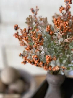 Crispin Berry Bush, Pumpkin, 11" -Winter Gifts Market FG60003