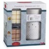White Hobnail Illumination Fragrance Wax Melt Warmer Gift Set By Candle Warmers Etc