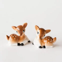 Christmas Reindeer Salt & Pepper Shaker Set