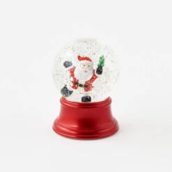 Revolving Santa Claus Christmas Lighted Snow Water Globe