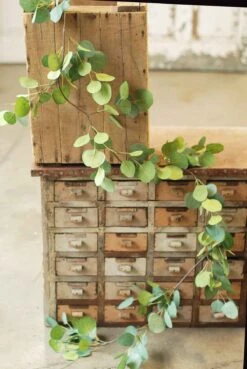 6' Lifted Eucalyptus Garland, Green