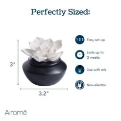 Gardenia Porcelain Passive Essential Oil Diffuser With Peppermint Essential Oil By Airome' -Winter Gifts Market PDGAR size 94949.1642110433.1280.1280 536x536 1