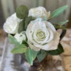 Coming Up Roses Bundle, Real-Touch Blooms, Ireland White, 11"