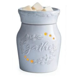 "Gather" Illumination Fragrance Wax Melt Warmer By Candle Warmers Etc