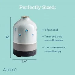 Glazed Concrete Timer Ultra Sonic Essential Oil Diffuser By Airome' -Winter Gifts Market TDCNC size 54225.1642113448.1280.1280 536x536 1
