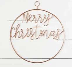 "Merry Christmas" Wreath Hanger Sign