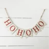 30" "Ho Ho Ho" Metal Pennant Garland
