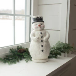 Red Nose Snowman Figure, 2 Size Options -Winter Gifts Market WS202490 3 77523