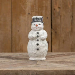Red Nose Snowman Figure, 2 Size Options -Winter Gifts Market WS202491 56916