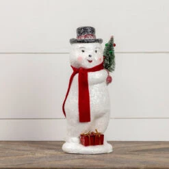 Vintage Look Snowman Figure