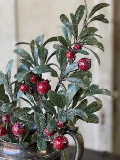 Crystalline Mistleberry Spray, 22" -Winter Gifts Market XBR79602 76dab05b 08c4 4b45 a78d a24c0d2da429