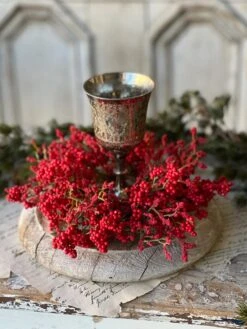 Lavish Berry Candle Ring, Scarlet, 9" -Winter Gifts Market XG7978 e863e5eb ef97 4037 8610 ec9818035aa4