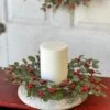 Holly Berry Candle Ring, 14"