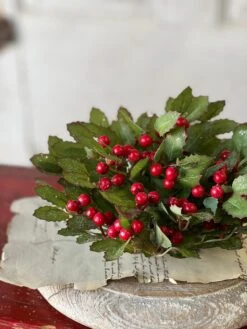 Holly Berry Half Sphere, 10" -Winter Gifts Market XND20112 36609f43 cdba 4e18 9870 524bf49bca02