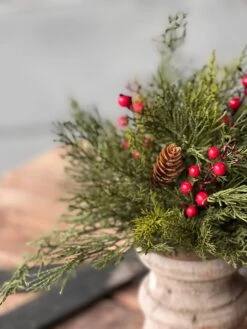 Alpine Cedar & Berries Half Sphere, 11" -Winter Gifts Market XP79009 49455153 84c3 49a8 a812 44a5166343a9