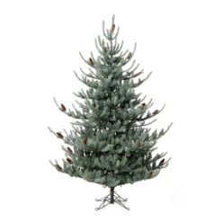 7.5' Blue Spruce LED Christmas Holiday Tree By Park Hill Collection (Pick Up Only) -Winter Gifts Market XPQ82168 main 02