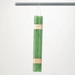Timber Candle Hanging Taper Candle Pair By Vance Kitira, Various Color Options -Winter Gifts Market ct120aloe