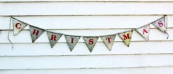 Metal Christmas Banner 54”