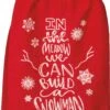 “In The Meadow We Can Build A Snowman” Kitchen Dish Towel