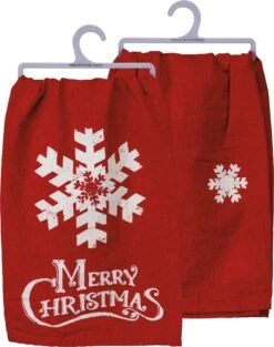 “Merry Christmas” Nordic Snowflake Kitchen Dish Towel -Winter Gifts Market image 6fee8324 6978 41c7 8236 a43bfe280747