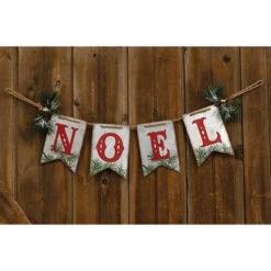 “Noel” Metal Pendant Garland