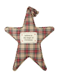 Tartan Plaid Christmas Shape Cotton Pillow, 3 Style Options -Winter Gifts Market image 9111cef5 1405 4eaa a723 7c2277a2f65e