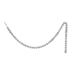 White Wood Bead “Marshmallow” Garland 72” -Winter Gifts Market image bb17acfd 82ba 4a6b 8b23 fe6d48510a41