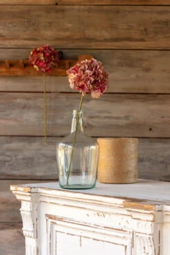 Hydrangea Stem, Vintage Rose, 23" By Porch View Home